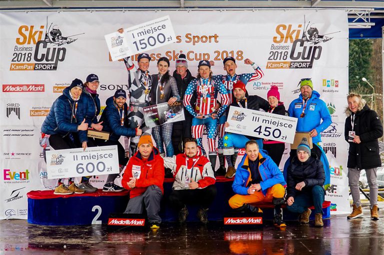 Iwsze historyczne zawody KamPas Sport Business Ski Cup